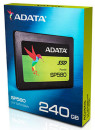 Твердотельный накопитель SSD 2.5" 240 Gb A-Data ASP580SS3-240GM-C Read 560Mb/s Write 420Mb/s TLC3