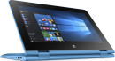 Ноутбук HP x360 - 11-ab008ur 11.6" 1366x768 Intel Celeron-N3060 500 Gb 4Gb Intel HD Graphics 400 синий Windows 10 Home 1JL45EA2