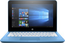 Ноутбук HP x360 - 11-ab008ur 11.6" 1366x768 Intel Celeron-N3060 500 Gb 4Gb Intel HD Graphics 400 синий Windows 10 Home 1JL45EA3