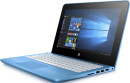 Ноутбук HP x360 - 11-ab008ur 11.6" 1366x768 Intel Celeron-N3060 500 Gb 4Gb Intel HD Graphics 400 синий Windows 10 Home 1JL45EA5