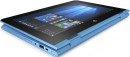 Ноутбук HP x360 - 11-ab008ur 11.6" 1366x768 Intel Celeron-N3060 500 Gb 4Gb Intel HD Graphics 400 синий Windows 10 Home 1JL45EA6