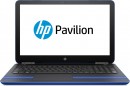 Ноутбук HP Pavilion 15-au140ur 15.6" 1920x1080 Intel Core i7-7500U 1 Tb 8Gb nVidia GeForce GT 940MX 4096 Мб синий Windows 10 1GN86EA
