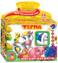 Магнитная игра развивающая Vladi toys "Мой маленький мир" - Ферма VT3101-03