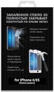 Защитное стекло 3D DF iColor-04 (white) для iPhone 6 iPhone 6S 0.33 мм
