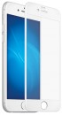 Защитное стекло 3D DF iColor-10 (white) для iPhone 7 Plus 0.33 мм2