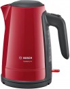 Чайник Bosch TWK6A014 2400 Вт красный чёрный 1.7 л пластик