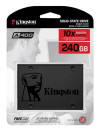 Твердотельный накопитель SSD 2.5" 240 Gb Kingston SSDNow A400 Read 500Mb/s Write 350Mb/s TLC SA400S37/240G4