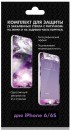Защитное стекло ударопрочное DF iPicture-03 (Space) для iPhone 6 iPhone 6S 0.33 мм 2шт2