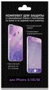 Защитное стекло ударопрочное DF iPicture-02 (Butterfly) для iPhone 5S iPhone 5SE iPhone 5 0.33 мм 2шт2