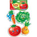 Мягкий пазл 16 элементов Vladi toys Baby puzzle Овощи VT1106-03