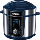 Мультиварка Marta MT-4321 900 Вт 5 л серебристый синий