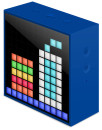Портативная акустика Divoom Timebox Bluetooth синий 80442