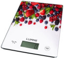 Весы кухонные Lumme LU-1340 лесная ягода рисунок разноцветный