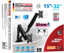Кронштейн ARM Media LCD-T22 Черный для мониторов 15"-32" настольный поворот и наклон max 14 кг2