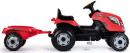 Трактор педальный Smoby XL с прицепом, красный, 142*44*54,5см  7101086