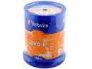 Диски DVD-R Verbatim 16x 4.7Gb CakeBox 100шт 43549