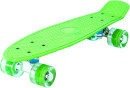 Скейтборд RT Classic 26" 68х19 YWHJ-28 пластик со светящимися колесами цвет зелёный 1712062