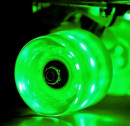 Скейтборд RT Classic 26" 68х19 YWHJ-28 пластик со светящимися колесами цвет зелёный 1712063