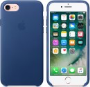 Чехол (клип-кейс) Apple Leather Case для iPhone 7 синий MPT92ZM/A3