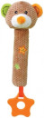 Пищалка-прорезыватель Жирафики Мишка Вилли с 1 месяца пищалка разноцветный