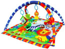Коврик Жирафики развивающий "Весёлое сафари" 5 развивающих игрушек, с книжкой-шуршалкой 939312