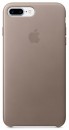 Накладка Apple Leather Case для iPhone 7 серый MPTC2ZM/A