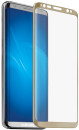 Защитное стекло DF sColor-19 для Samsung Galaxy S8 Plus 3D с рамкой золотистый2