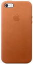 Накладка Apple Leather Case для iPhone 5 iPhone 5S iPhone SE коричневый MNYW2ZM/A