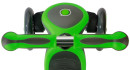 Самокат трехколёсный Y-SCOO  GLOBBER PRIMO PLUS TITANIUM с 3 светящимися колесами Neon Green 442-1366