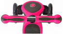 Самокат трехколёсный Y-SCOO  GLOBBER PRIMO PLUS TITANIUM с 3 светящимися колесами Neon Pink 442-1325