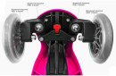 Самокат трехколёсный Y-SCOO  GLOBBER PRIMO PLUS TITANIUM с 3 светящимися колесами Neon Pink 442-1329
