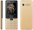 Мобильный телефон Texet TM-230 золотистый 2.4"3