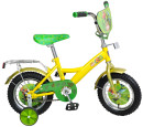 Велосипед двухколёсный Navigator "Поезд динозавров" 12" желто-зеленой