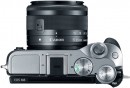 Фотоаппарат Canon EOS M6 24Mpix 3" 1080p 180p WiFi 15-45 IS STM f/ 3.5-6.3 LP-E17 черный/серебристый 1725C0123