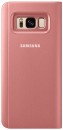 Чехол Samsung EF-ZG955CPEGRU для Samsung Galaxy S8+ Clear View Standing Cover розовый2