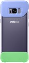 Чехол Samsung EF-MG955CVEGRU для Samsung Galaxy S8+ 2Piece Cover зеленый/фиолетовый2