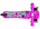 Самокат трехколёсный Y-SCOO GLOBBER PRIMO Fantasy BIG Flowers Neon pink 424-007 12"/8" розовый2