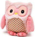 Мягкая игрушка-грелка Warmies Hooty - Совенок розовый текстиль HOO-PIN-12