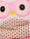 Мягкая игрушка-грелка Warmies Hooty - Совенок розовый текстиль HOO-PIN-13