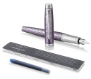 Перьевая ручка Parker IM Premium F324 Dark Violet синий 0.8 мм перо F 19316363