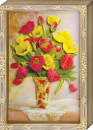 Набор для изготовления картин Клевер "Радостный букет. Тюльпаны" от 8 лет АБ 21-1312