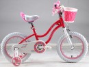 Велосипед двухколёсный Royal baby Stargirl (6954351400399) 12" малиновый