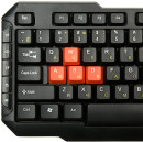Клавиатура проводная Dialog KM-015U USB черный красный6