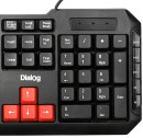 Клавиатура проводная Dialog KM-015U USB черный красный7