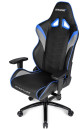 Кресло компьютерное игровое AKRacing OVERTURE  черно-синий4
