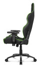 Кресло компьютерное игровое AKRacing OVERTURE черно-зеленый2
