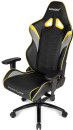 Кресло компьютерное игровое AKRacing OVERTURE черно-желтый5