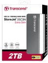 Внешний жесткий диск 2.5" 2 Tb USB 3.0 Transcend StoreJet 25 TS2TSJ25C3N серый4