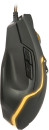Мышь проводная Defender Warhead MP-1400 + коврик чёрный жёлтый USB4