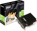 Видеокарта 2048Mb MSI GeForce GT710 PCI-E GDDR3 64bit DVI VGA GT 710 2GD3H H2D Retail6